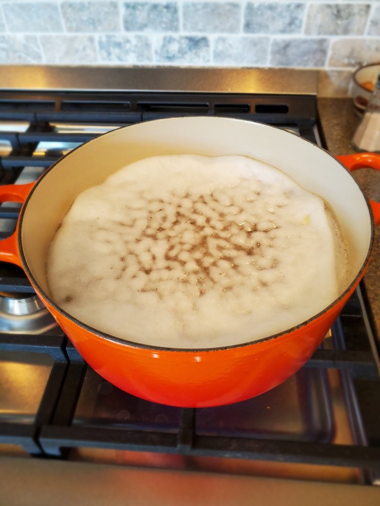 Displaying Parboiled Chickpeas